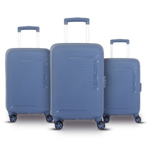 Kamiliant Nexus Blue Hard Luggage Set