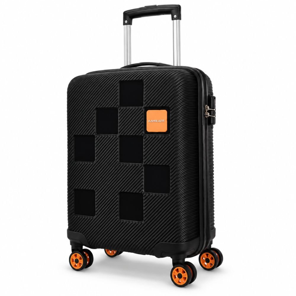 Kamiliant Strive Black Hard Luggage Bag