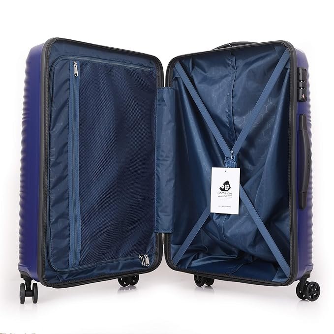 Kamiliant Waikiki Dlx Blue Hard Luggage Bag