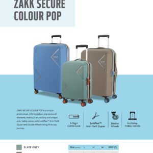 Kamiliant Zakk Secure Colour Pop Hard Luggage Bag Catalog