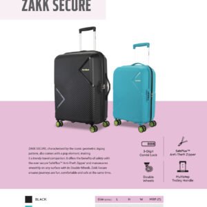 Kamiliant Zakk Secure Hard Luggage Bag Catalog