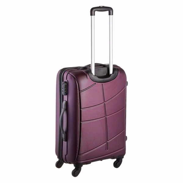 Safari Pentagon Polypropylene 55 cms Red Hardsided Cabin Luggage, 4 Wheel  Trolley Bag | Dealsmagnet.com