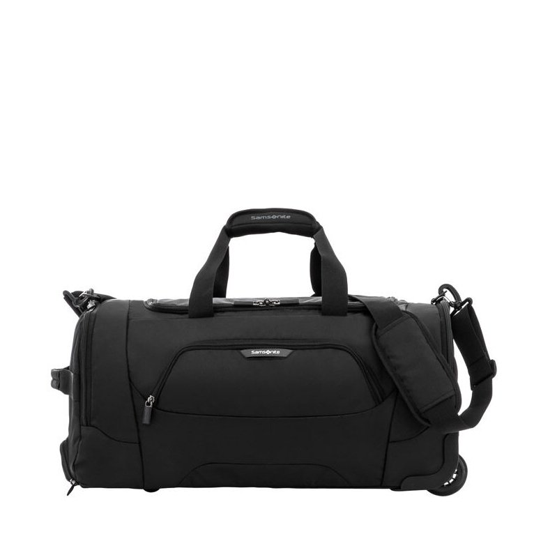 Samsonite Albi Black Wheel Duffle Bag
