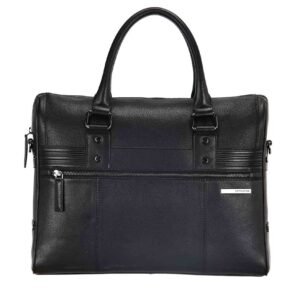 Samsonite Esquire 1C Black Leather Briefcase