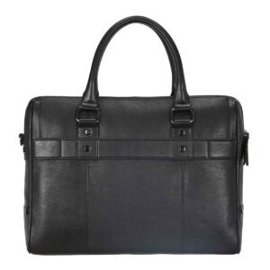 Samsonite Esquire 2C Black Leather Briefcase