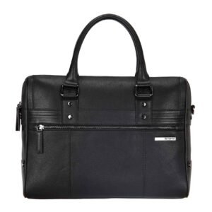 Samsonite Esquire 2C Black Leather Briefcase