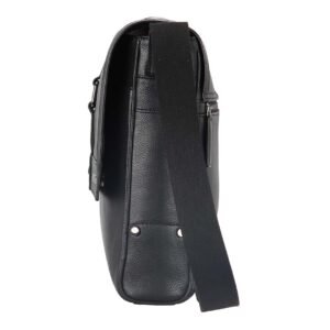 Samsonite Esquire Black Leather Messenger Bag