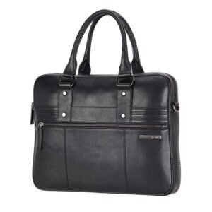 Samsonite Esquire Black Leather Portfolio