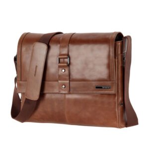 Samsonite Esquire Brown Leather Messenger Bag