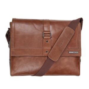 Samsonite Esquire Brown Leather Messenger Bag