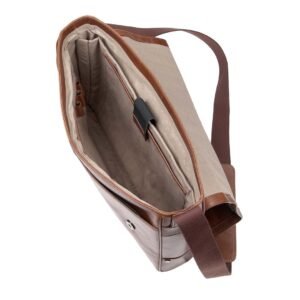 Samsonite Esquire Brown Leather Messenger Bag