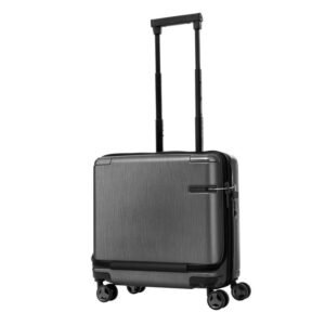 Samsonite Evoa Brushed Black Laptop Trolley Rolling Tote