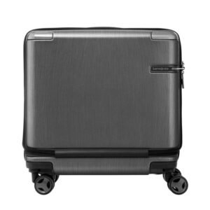 Samsonite Evoa Brushed Black Laptop Trolley Rolling Tote