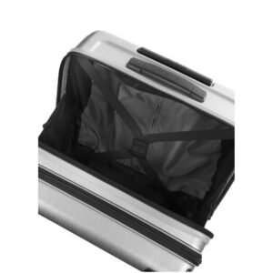 Samsonite Evoa Brushed Silver Laptop Trolley Rolling Tote (6)