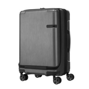 Samsonite Evoa Spinner Front Pocket Brushed Black Hard Luggage Bag