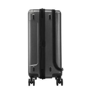 Samsonite Evoa Spinner Front Pocket Brushed Black Hard Luggage Bag