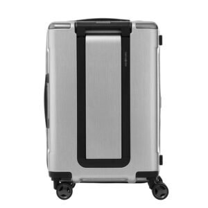 Samsonite Evoa Spinner Front Pocket Brushed Silver Hard Luggage Bag