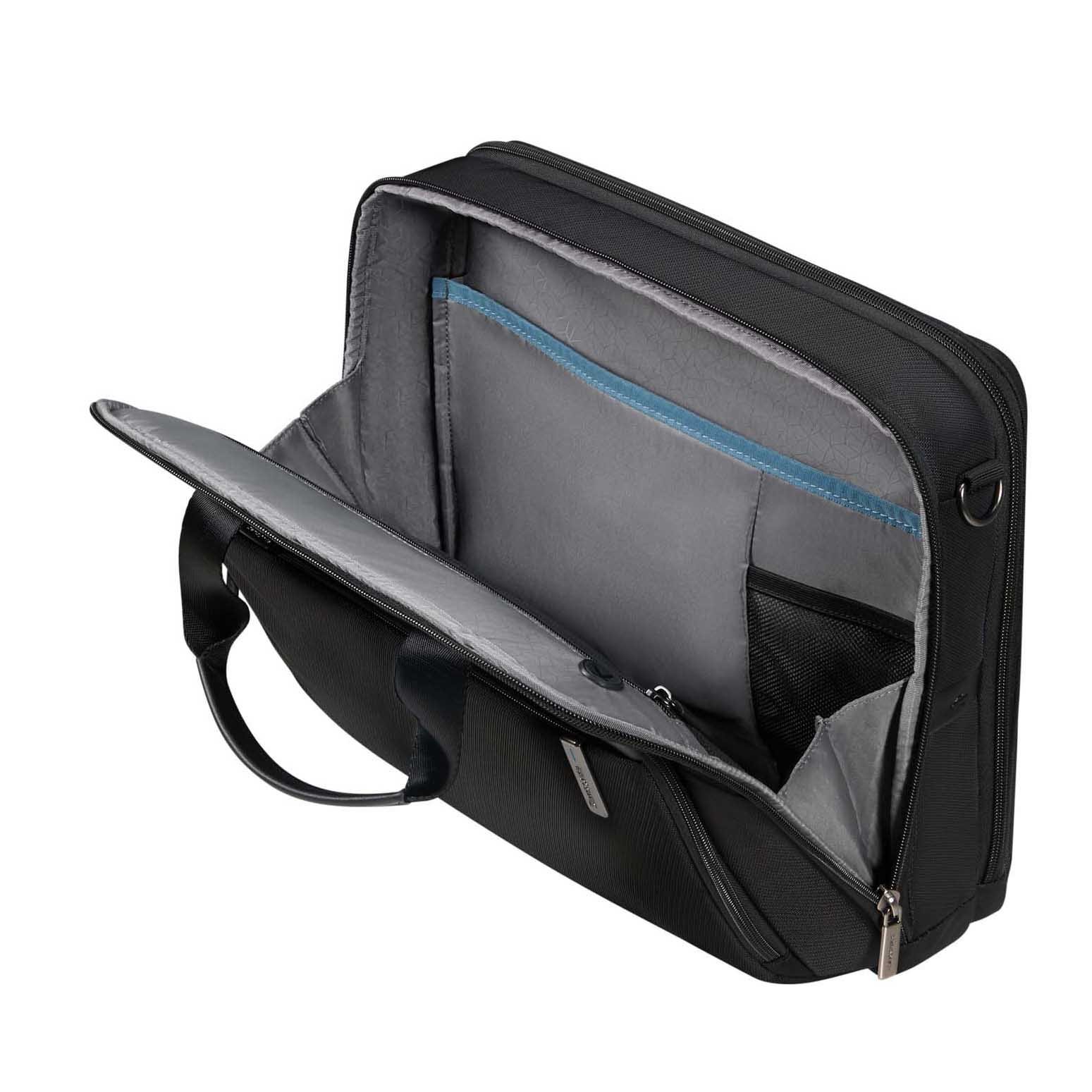 Samsonite Evosight Bailhandle Black Briefcase