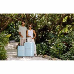 Samsonite FreeForm Sky Blue Hard Luggage Bag