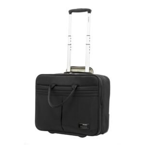 Samsonite Marvas Black Laptop Rolling Tote