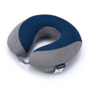 Samsonite Memory Foam Grey Blue C Gel Pillow