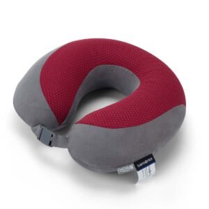 Samsonite Memory Foam Grey Fuchsia C Gel Pillow