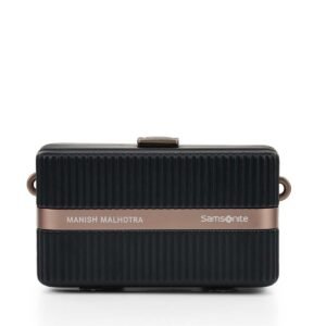 Samsonite Minter X Manish Malhotra Black Crossbody Clutch Bag