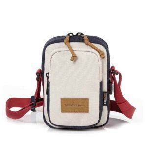 Samsonite Osler Red Blue Mini Cross Crossbody Bag