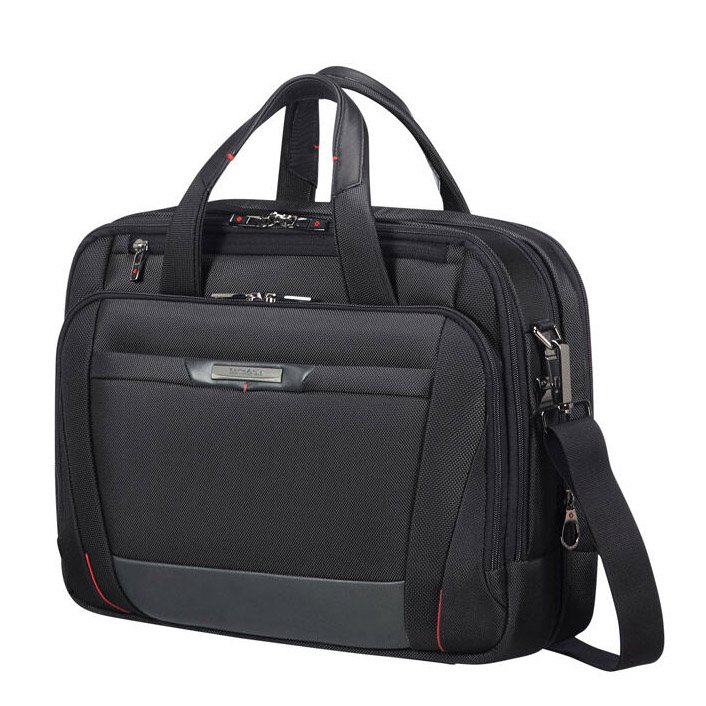 Samsonite Pro-Dlx 5 Bailhandle Expandable Black Laptop Briefcase