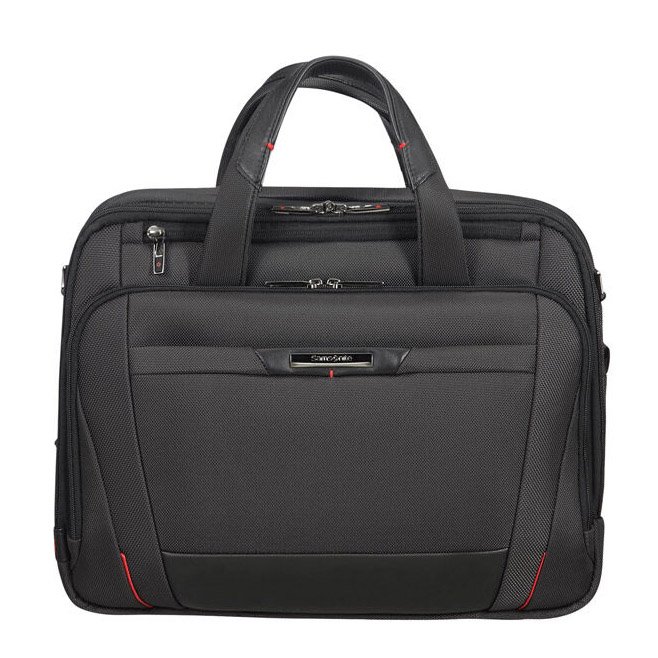 Samsonite Pro-Dlx 5 Bailhandle Expandable Black Laptop Briefcase