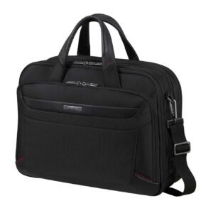 Samsonite Pro-Dlx 6 Bailhandle Expandable Black Laptop Briefcase