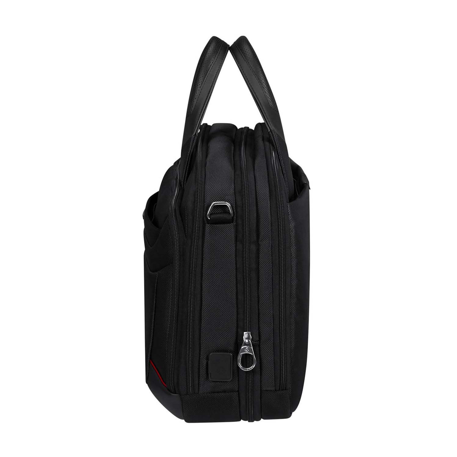 Samsonite Pro-Dlx 6 Bailhandle Expandable Black Laptop Briefcase