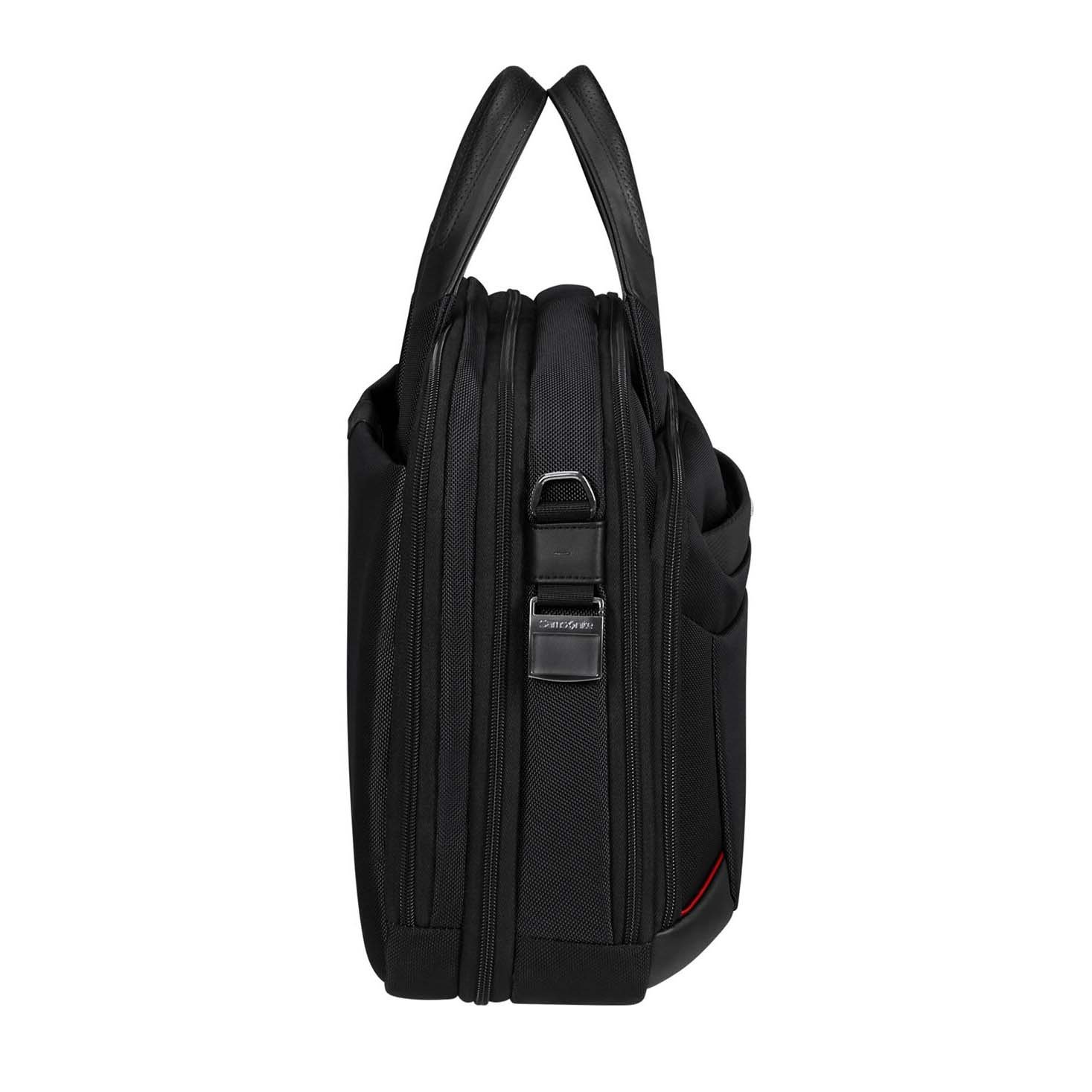 Samsonite Pro-Dlx 6 Bailhandle Expandable Black Laptop Briefcase