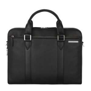 Samsonite Rector 2C Black Leather Briefcase