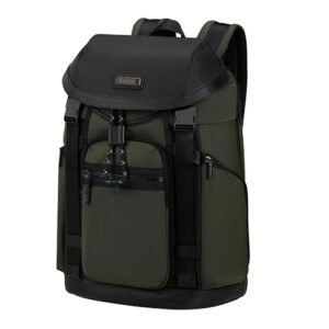 Samsonite Relyon Green Laptop Flap Backpack