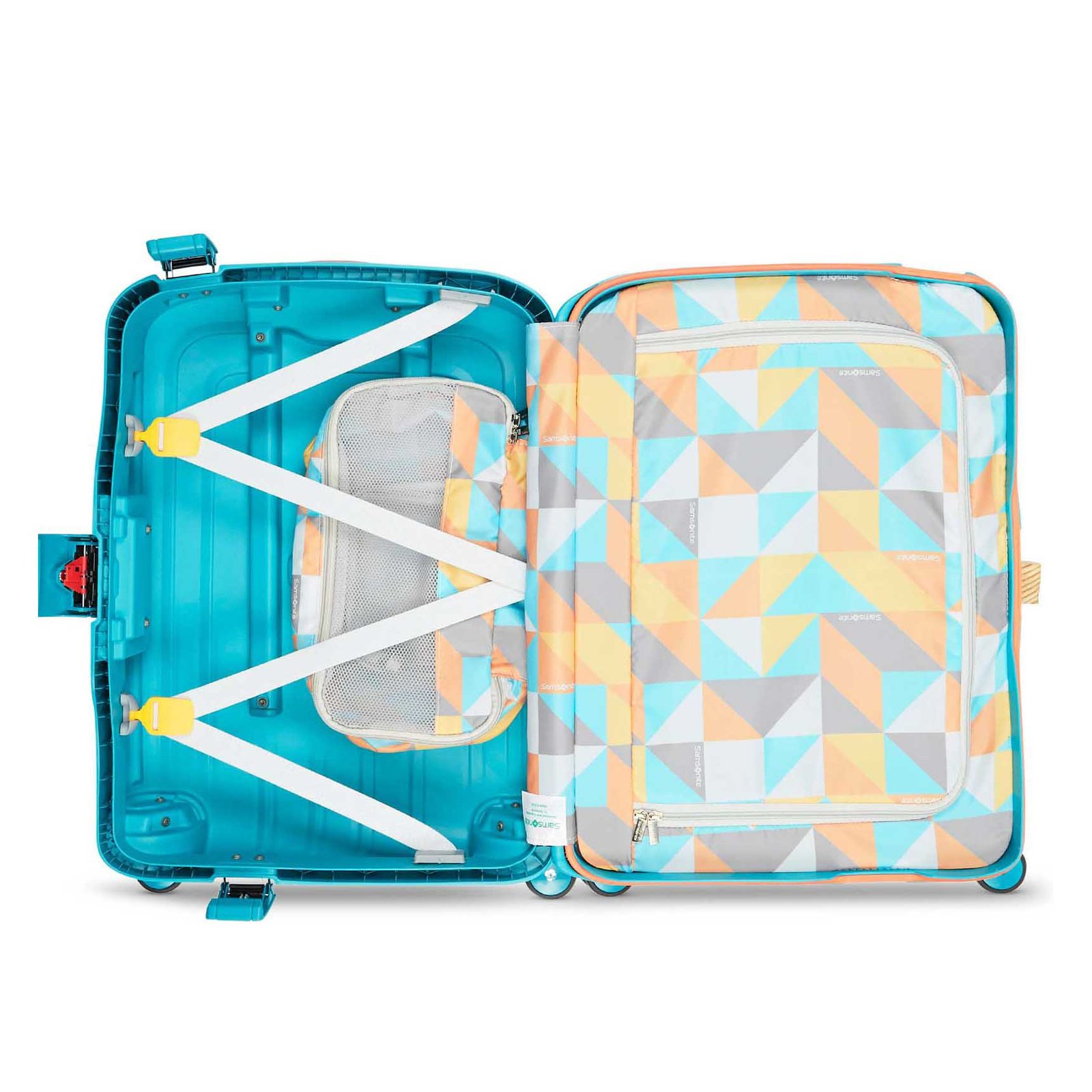 Samsonite Scure Sport Aqua Blue Hard Luggage Bag