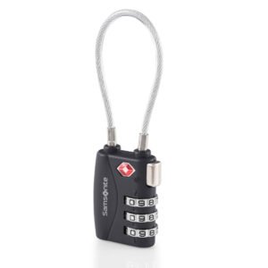 Samsonite Travel Essentials 3-Dial Cable Lock TSA