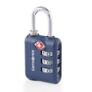 Samsonite Travel Essentials 3-Dial Combi Lock TSA Blue