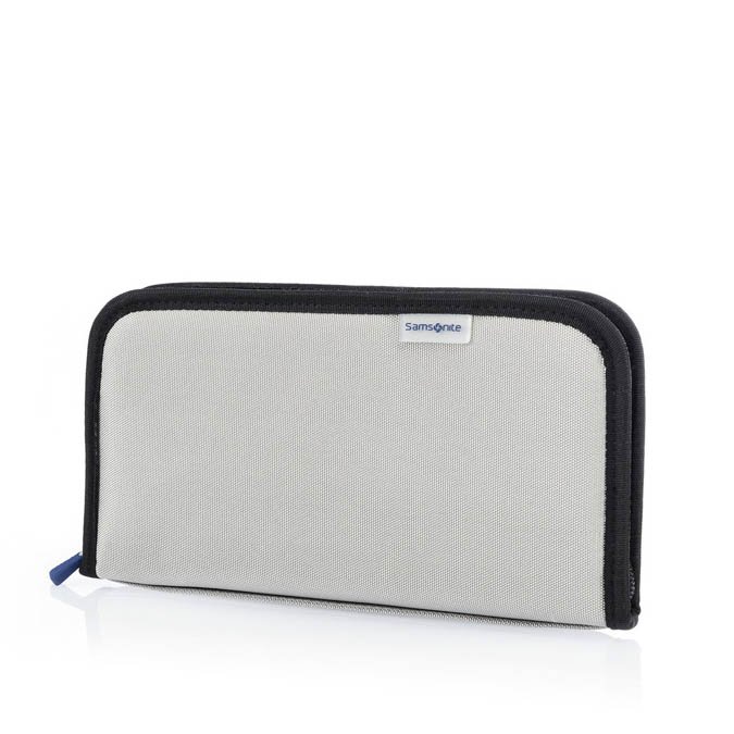 Samsonite Zipped Travel Wallet RFID Grey