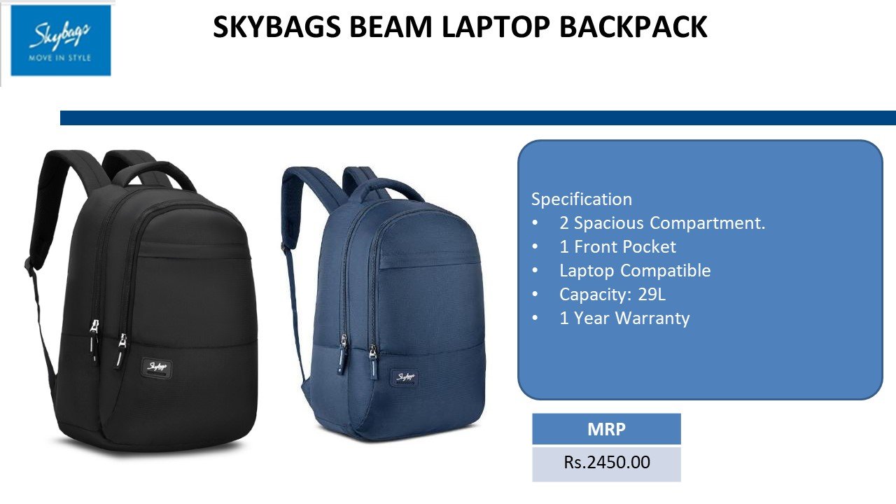 Skybags Beam Laptop Backpack