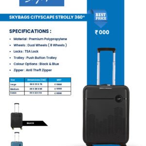 Skybags Cityscape Hard Luggage Bag