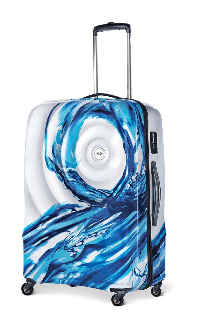 skybags printed trolley bags