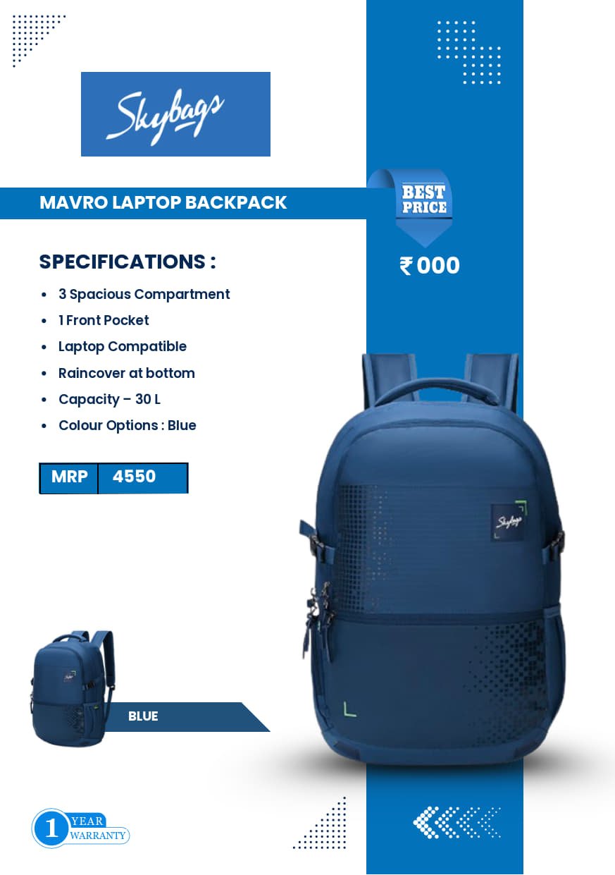 Skybags Mavro Laptop Backpack