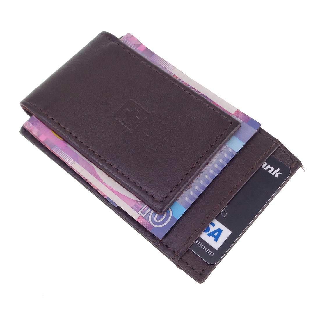 Swiss Military LW28 Leather Money Clip Wallet