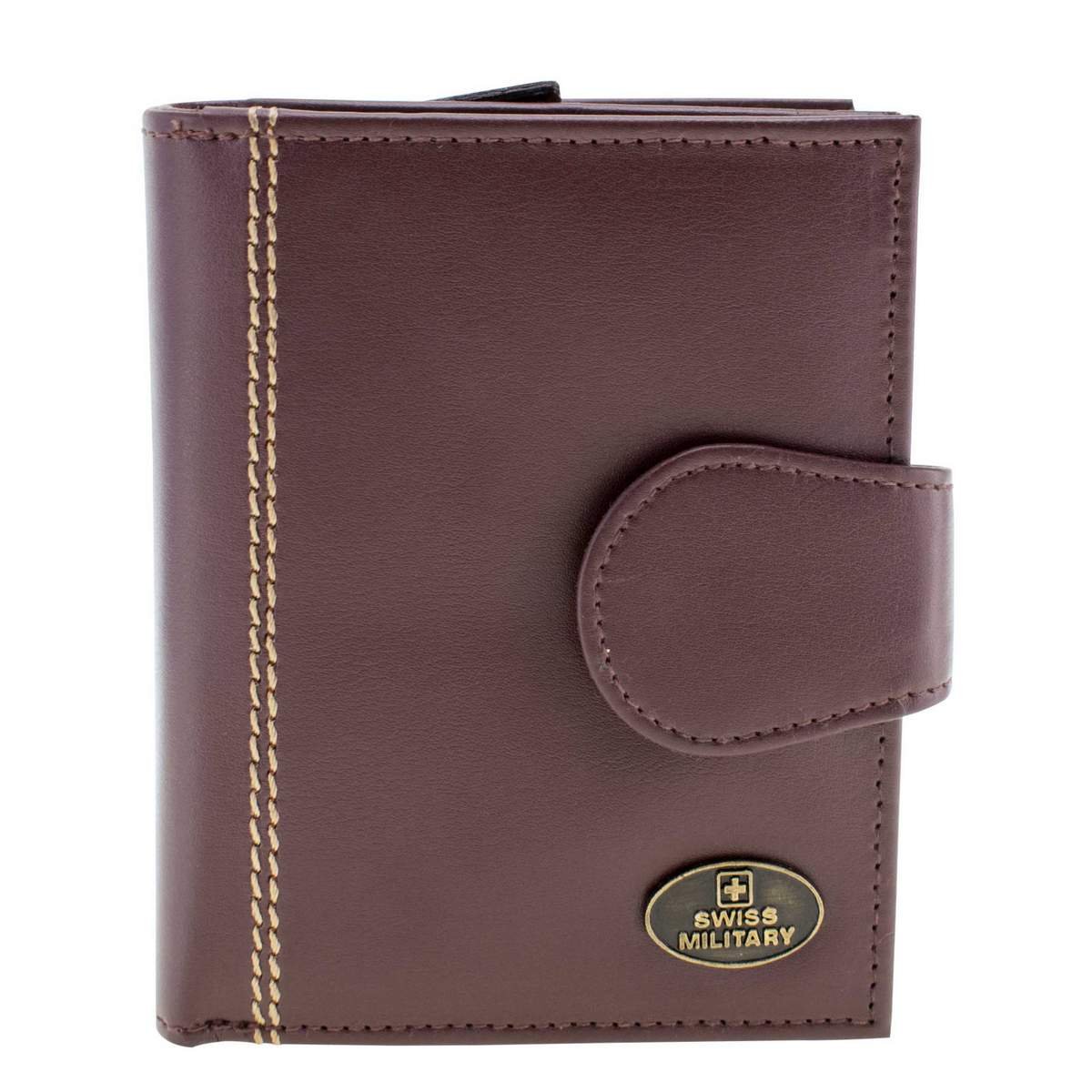 SWISS MILITARY Men Casual Brown Genuine Leather Wallet BROWN - Price in  India | Flipkart.com