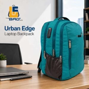 The Bag Co Laptop Backpack - Urban Edge Sea Green HERO JPG