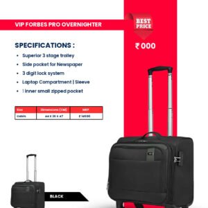 VIP Forbes Pro Overnighter Laptop Trolley Bag Catalog
