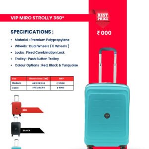 VIP Miro Hard Luggage Bag