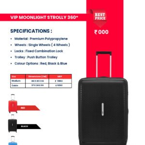 VIP Moonlight Hard Luggage Bag